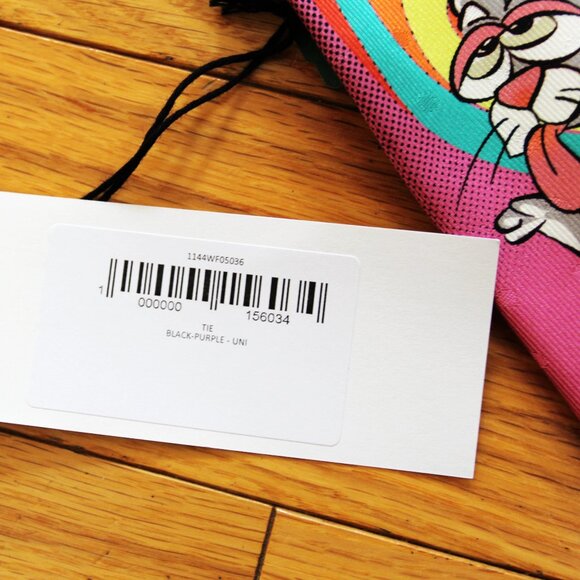 BNWT SS25 MARTINE ROSE RABBIT PURE SILK TIE - Picture 3 of 8